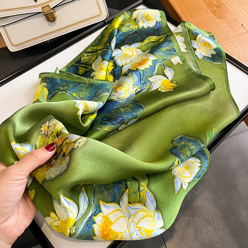 Seidenschal quadratisch 53 × 53 cm – Bild 14 | LuxeStyle