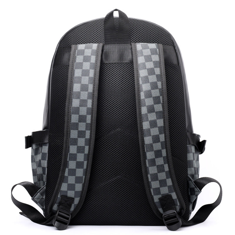 Karo-Muster Rucksack, wasserabweisend, 20-35 L – Bild 3 | LuxeStyle