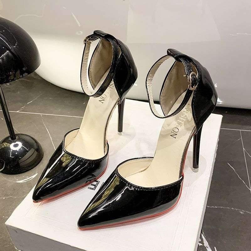 Spitze Stiletto-Sandalen mit Riemchen – Bild 7 | LuxeStyle