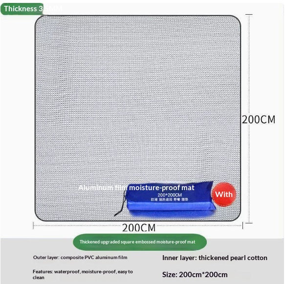 Picknickmatte 2×2 m aus 3 mm Aluminiumfilm – Bild 6 | LuxeStyle