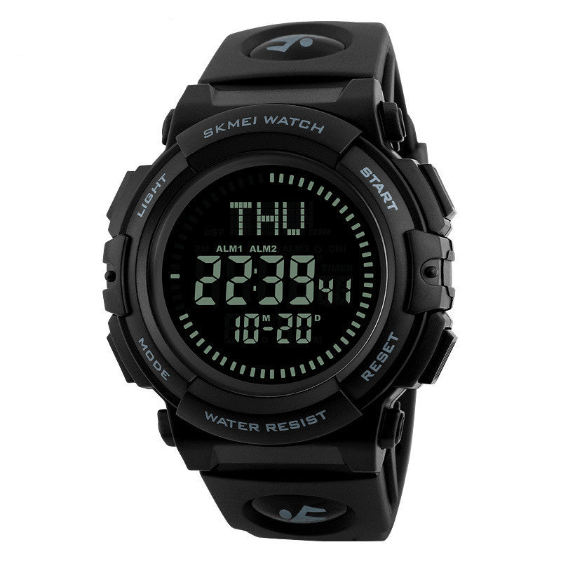 Digitale Outdoor-Herrenuhr mit Kompass