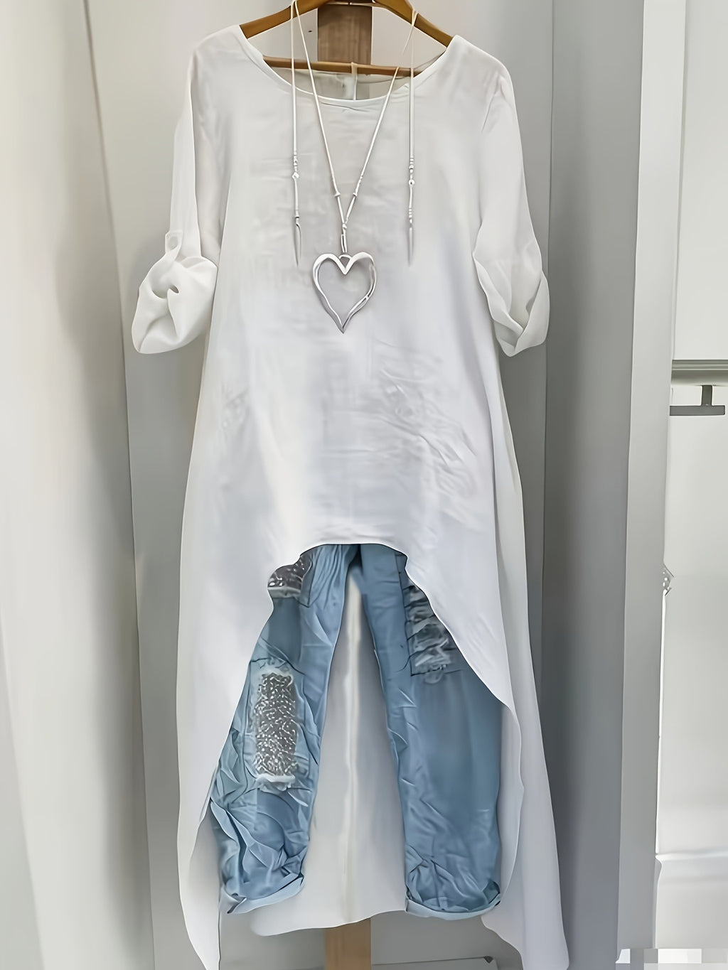 Sommerliche Off-Shoulder Bluse in grossen Grössen