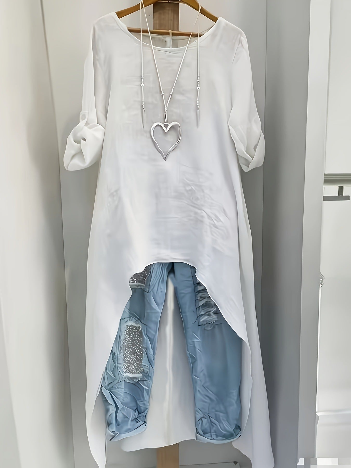 Sommerliche Off-Shoulder Bluse in grossen Grössen