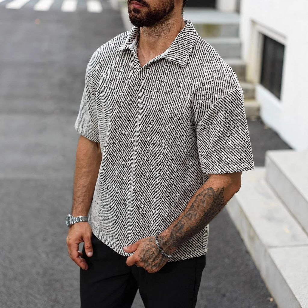 Legeres Polo-Shirt mit Karomuster