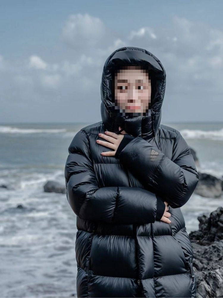 Lange Winter-Daunenjacke für Damen – Bild 3 | LuxeStyle
