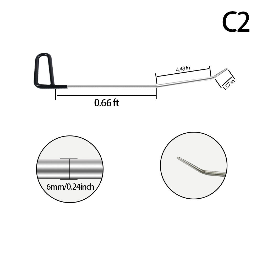 PDR Werkzeug-Set: 3 Haken-Stangen für Türen – Bild 5 | LuxeStyle