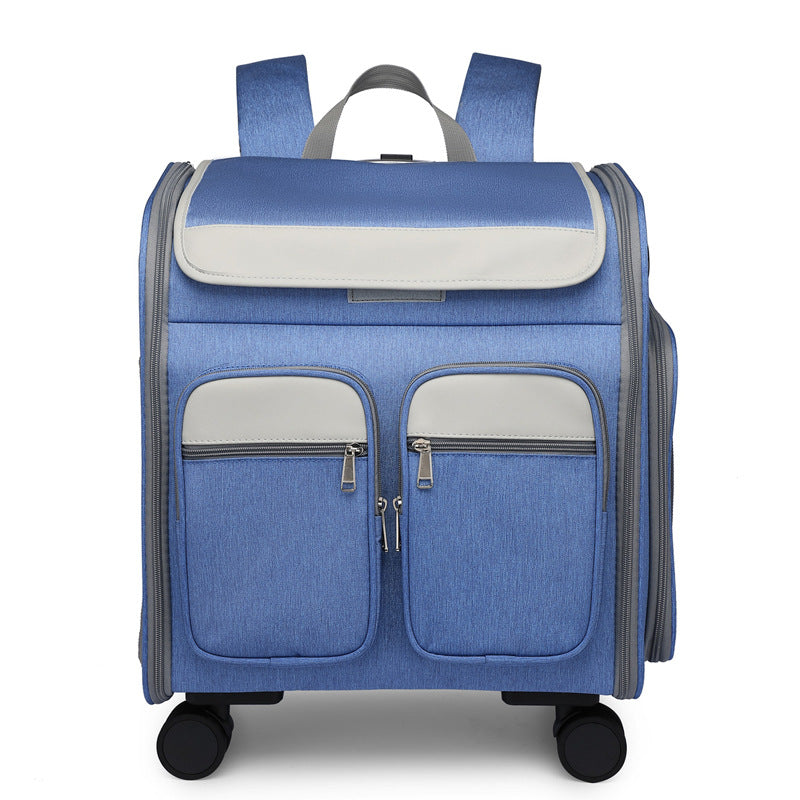 Faltbare Haustiertasche mit Rollen – Bild 3 | LuxeStyle