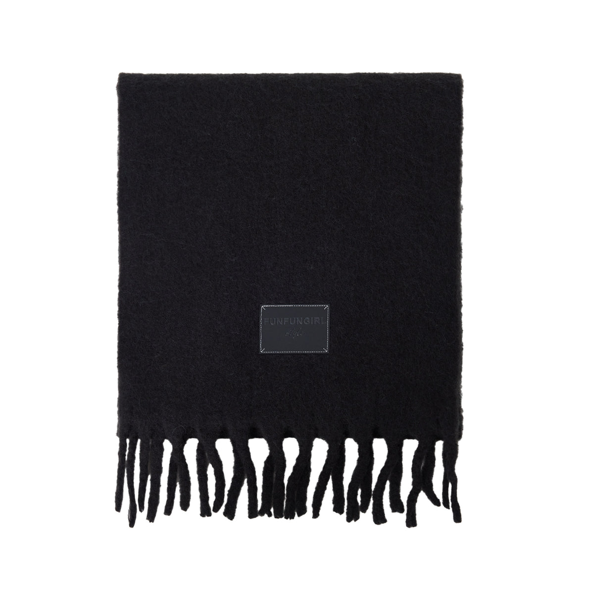 Wollschal mit Fransen – 36×200 cm – Bild 4 | LuxeStyle