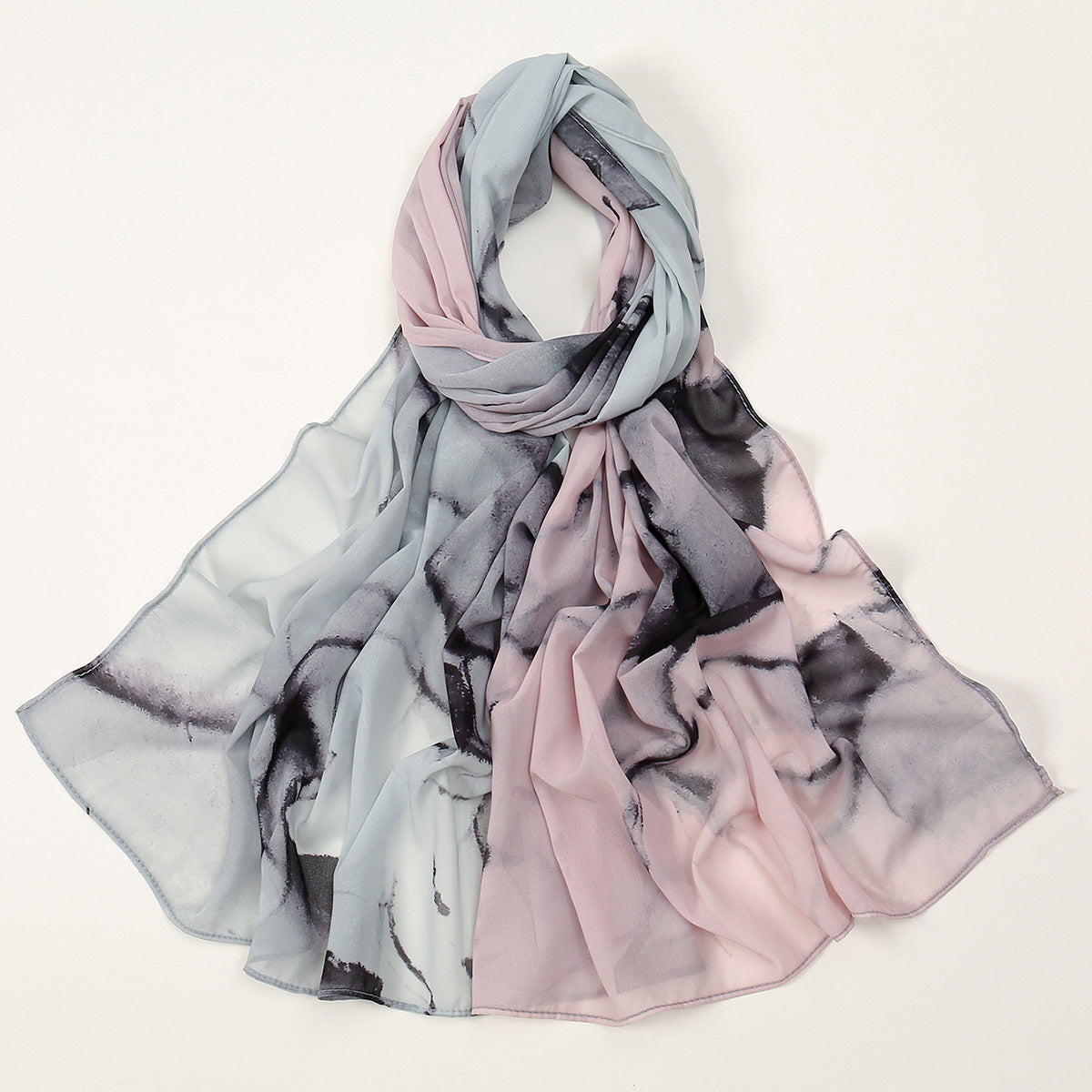 Bunter Chiffonschal – 180×70 cm – Bild 14 | LuxeStyle