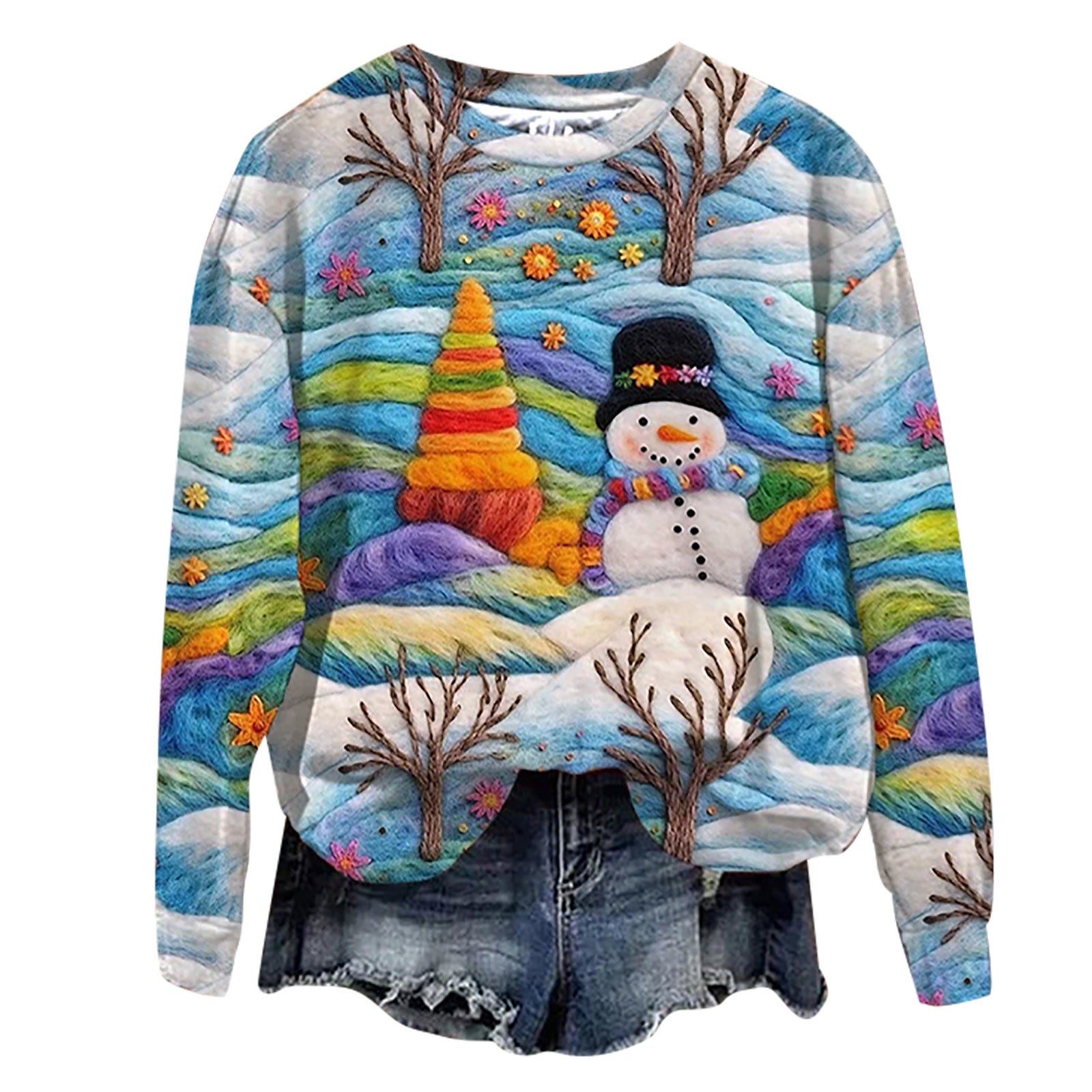 Damen Hoodie mit 3D Digitaldruck