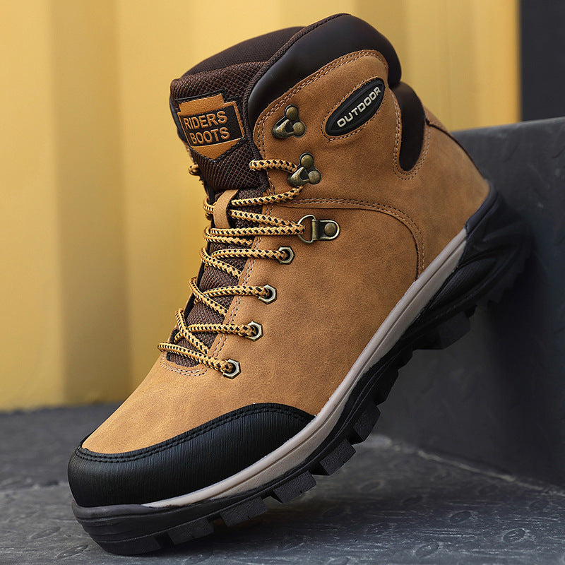 Winterstiefel Herren – Hochwertiges Leder, warm gefüttert