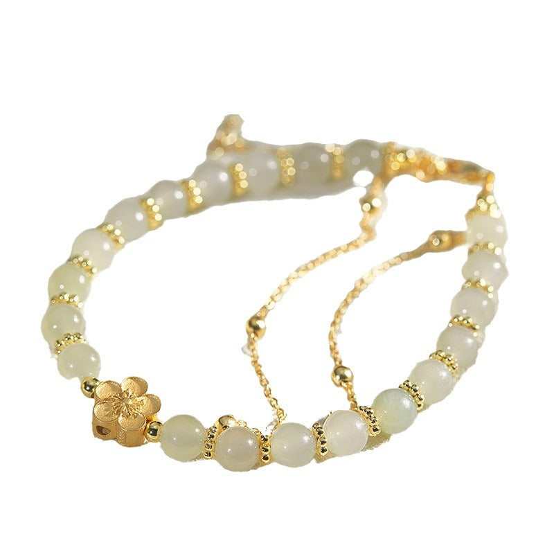 Doppelketten-Armband mit Kirschblüten-Design | LuxeStyle