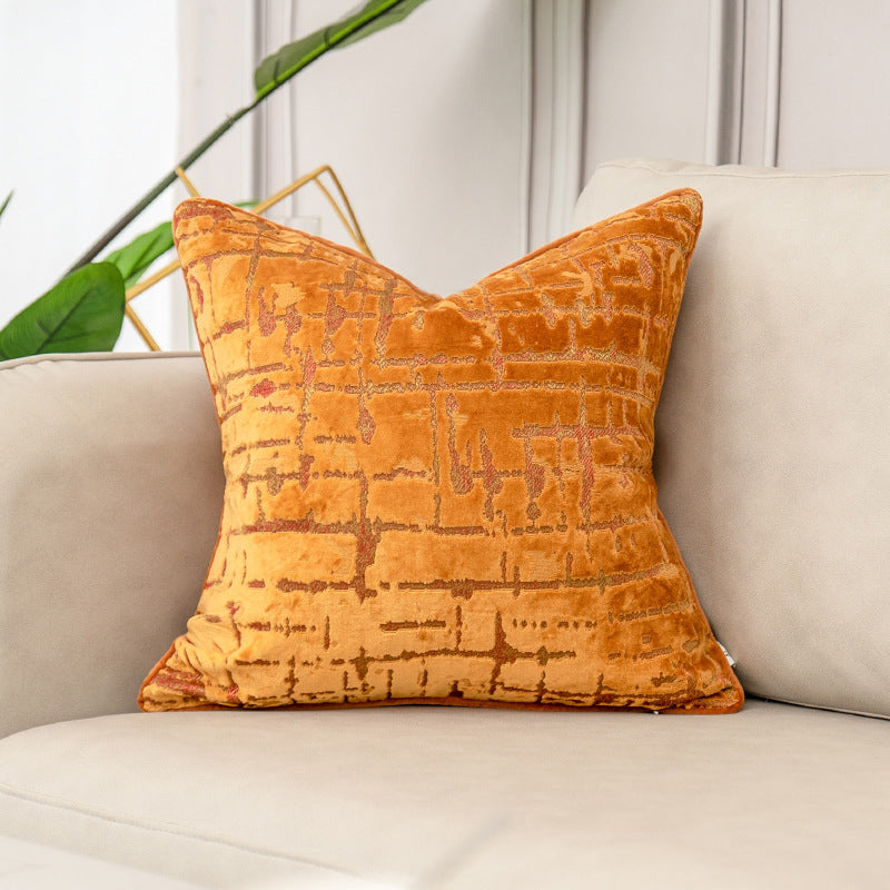 Jacquard Samt Kissenbezug