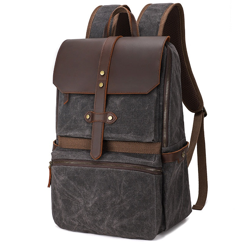 Wasserdichter Canvas-Rucksack mit Batik-Muster – Bild 13 | LuxeStyle