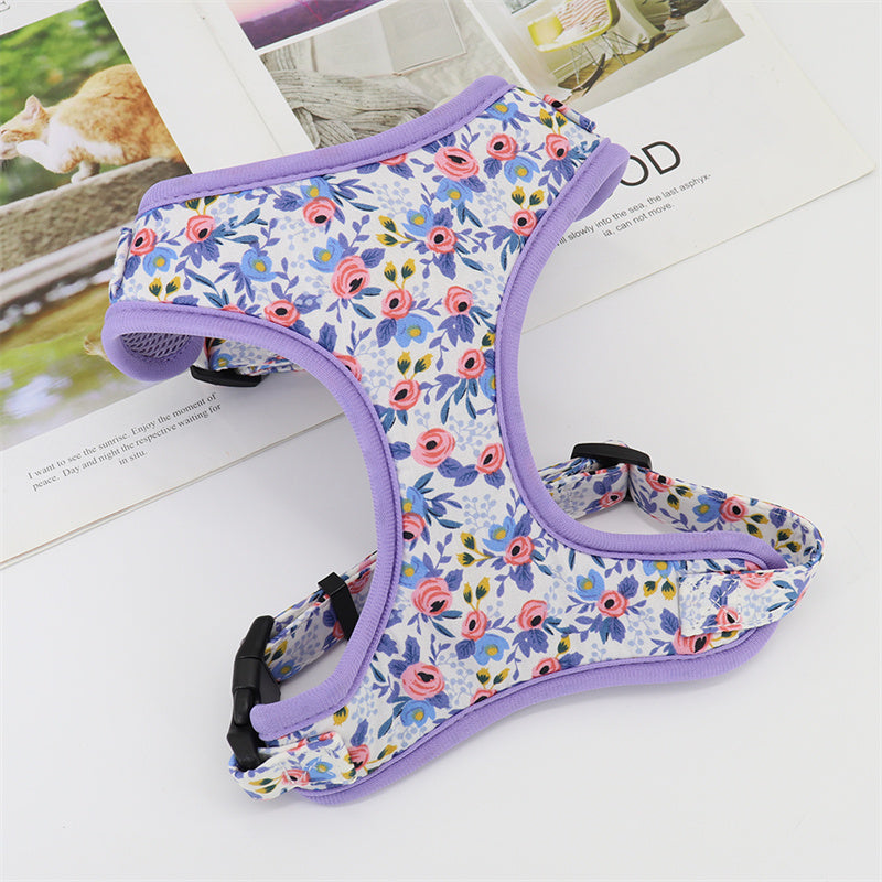 Hundegeschirr mit Leine Blumendekor – Bild 3 | LuxeStyle