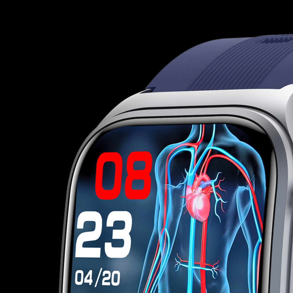 Smartwatch S15 mit Blutdruck- & Harnsäuremessung