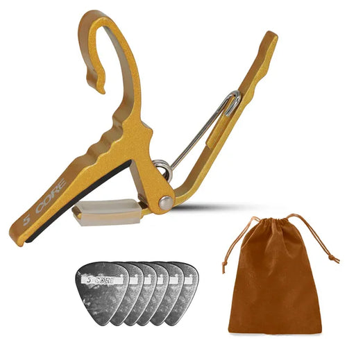 5Core Capo für Gitarre, Banjo, Ukulele & Mandoline – Ansicht 2