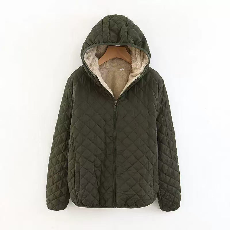 Kurzmantel mit Kapuze aus Polyester – Bild 3 | LuxeStyle