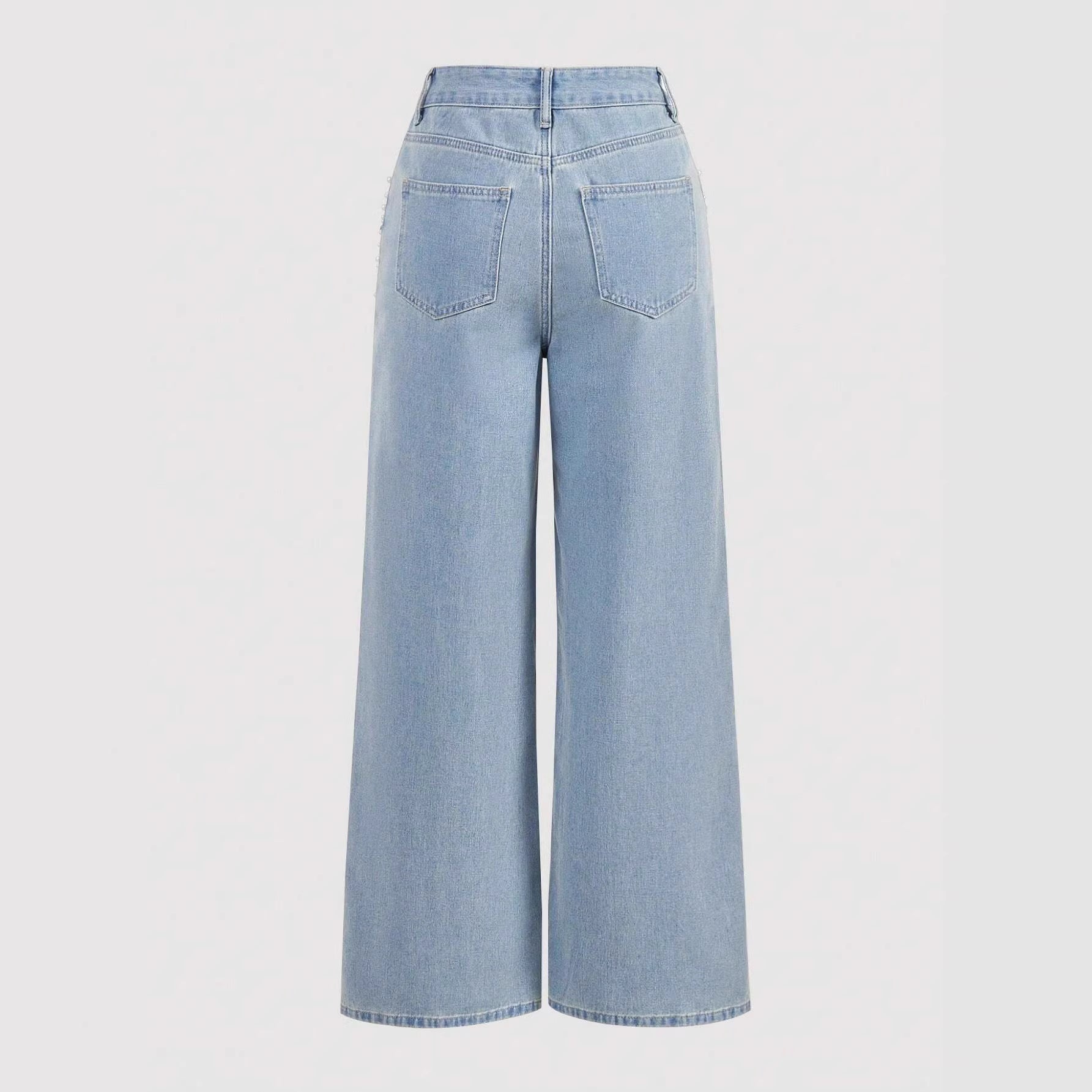 Casual Jeans mit geraden Beinen und schlankmachender Passform