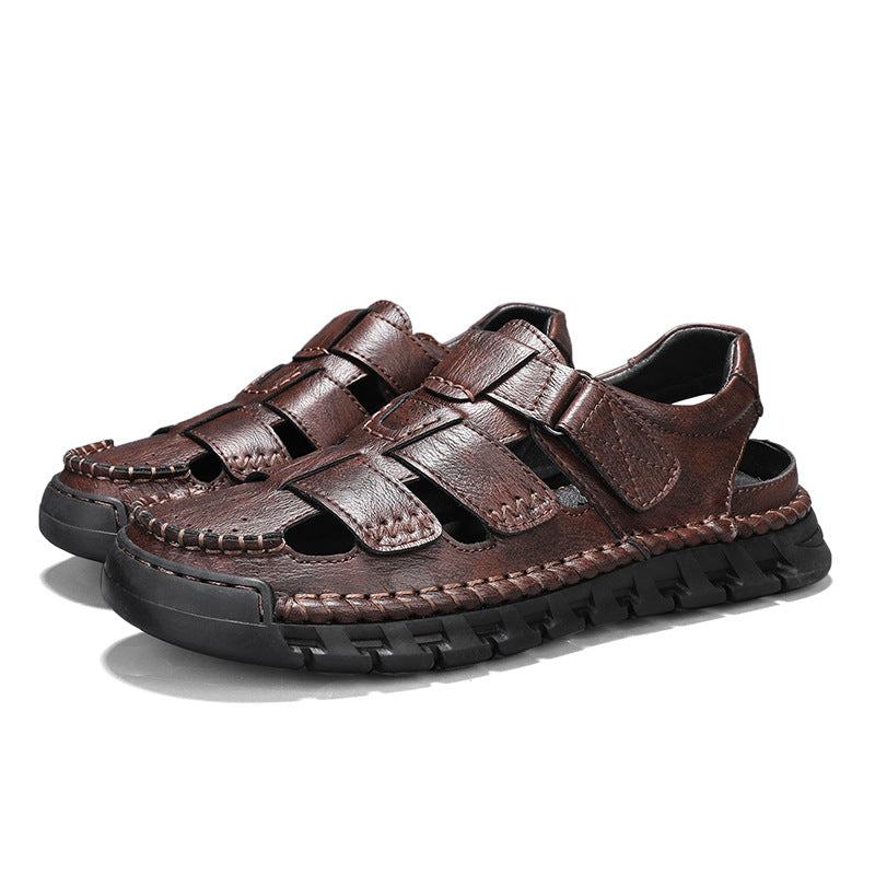 Leder-Sandalen