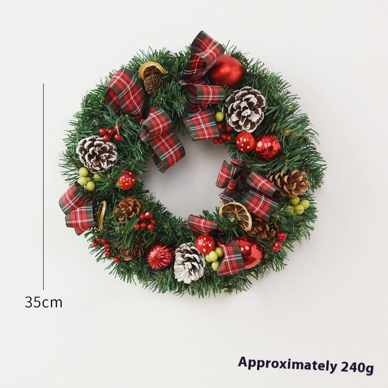 Weihnachtsgirlande mit Bogenkranz – PVC – Bild 6 | LuxeStyle