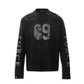 Vintage Longsleeve mit Buchstaben-Print – Bild 7 | LuxeStyle