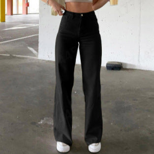 High-Waist Slim-Fit Jeans für Damen