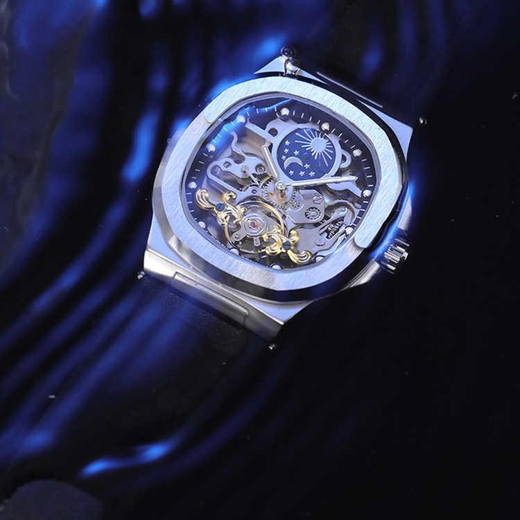 Vollautomatische mechanische Tourbillon-Uhr, quadratisch – Bild 4 | LuxeStyle