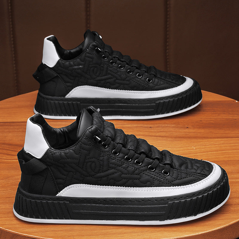 Herren Sneaker mit erhöhter Sohle