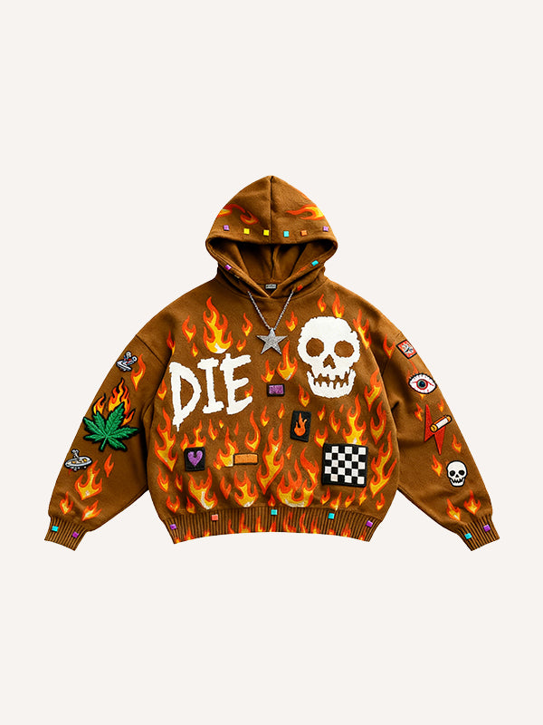 3D Muster Hoodie für Herren