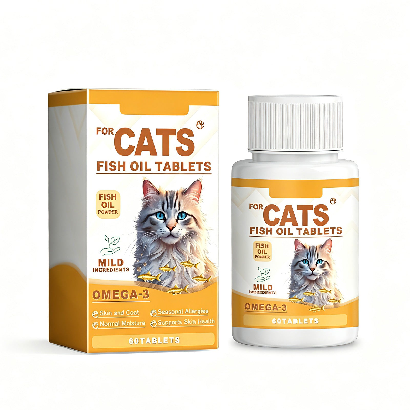 Fischöl-Tabletten für Katzen