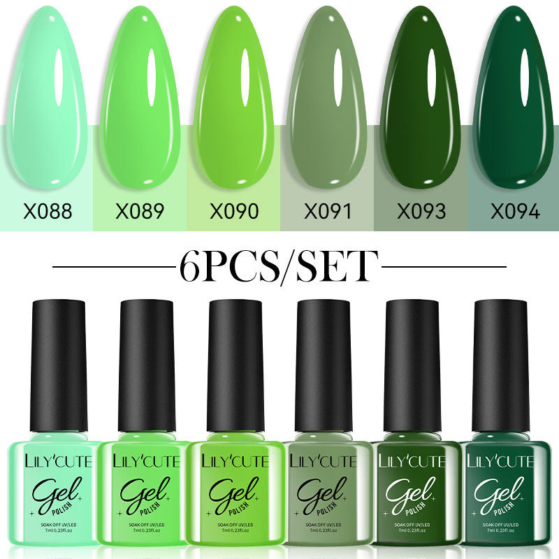 UV Nagellack Set – Glitzer & Uni-Farben