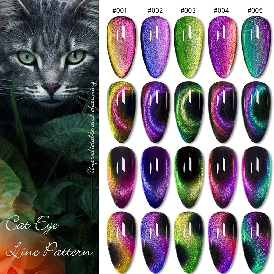 Magic Color Cat Eye Gel Nagellack-Set