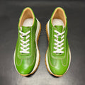 Atmungsaktive Leder-Sneaker mit Plateau für Herren – Bild 12 | LuxeStyle
