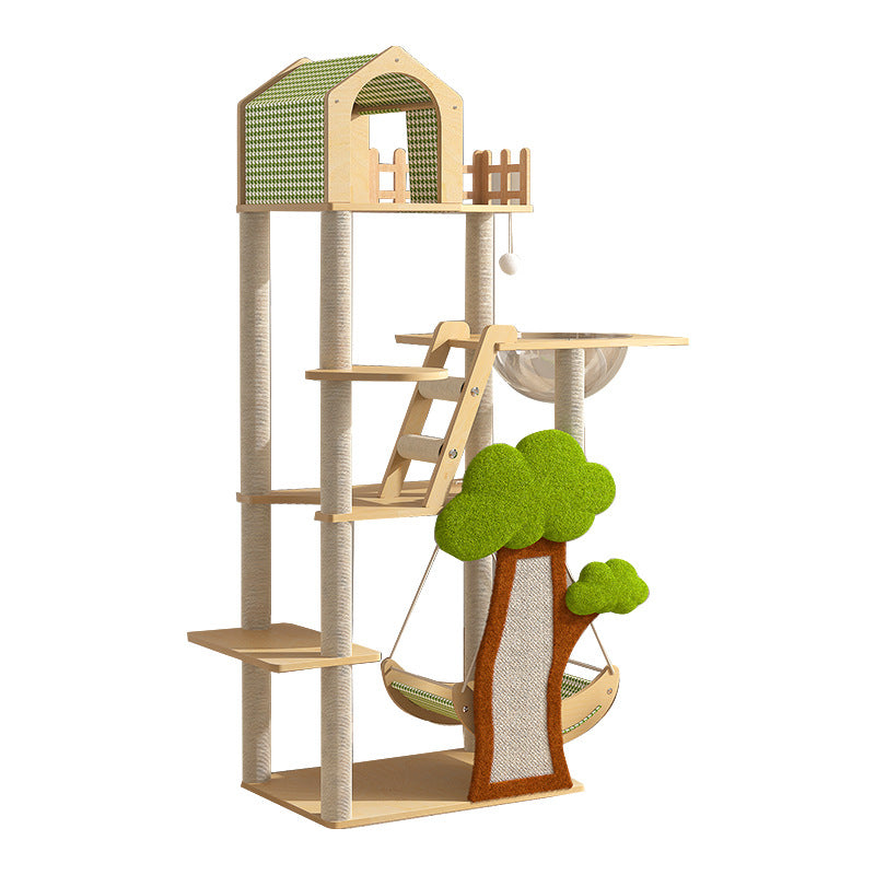 Katzenbett und Kletterturm