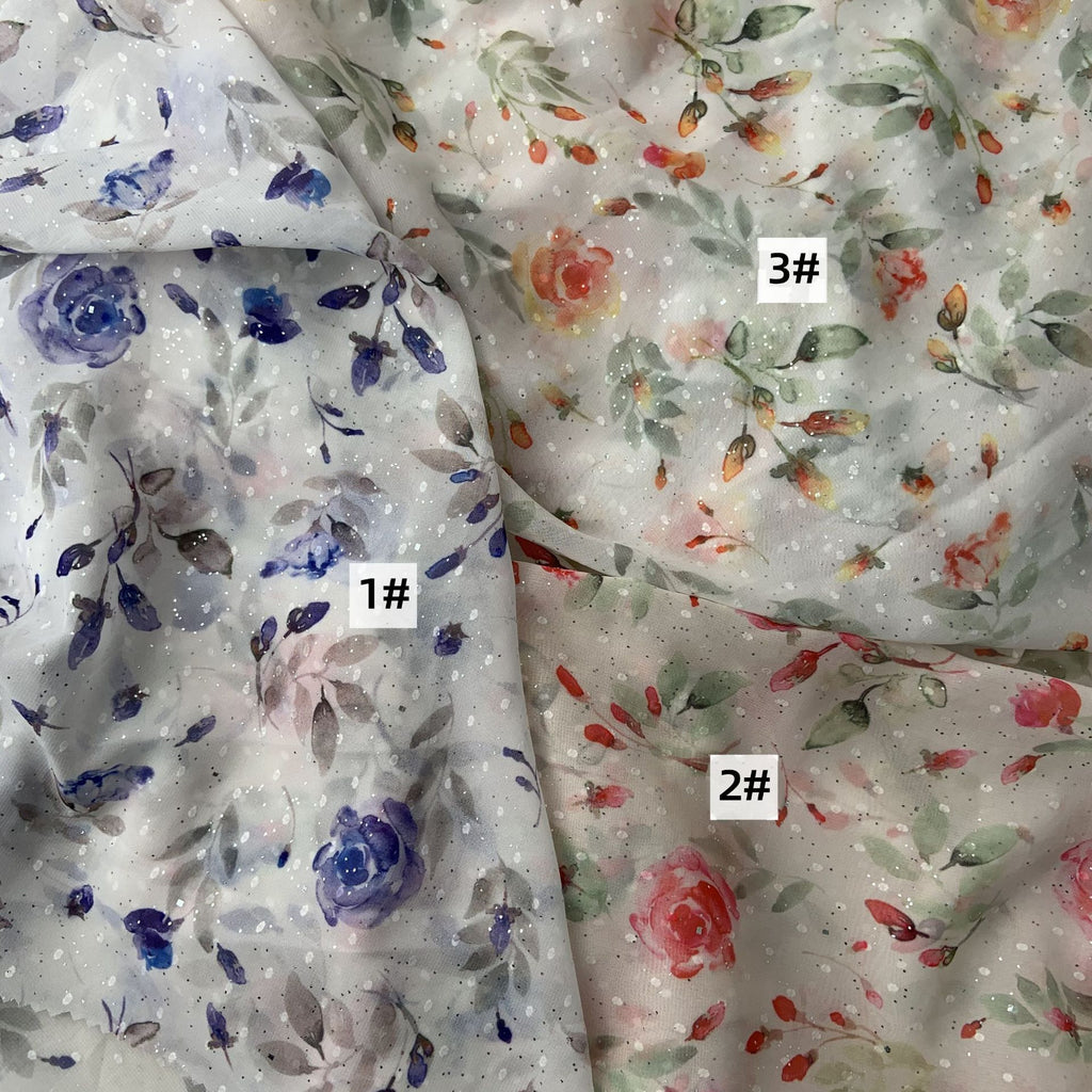 Chiffonstoff Gold bedruckt für Hanfu – Bild 2 | LuxeStyle