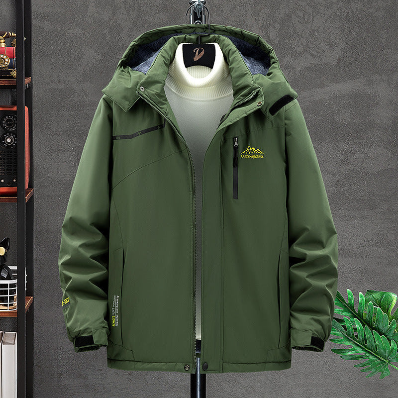 Herren Kapuzen-Windbreaker wasserdicht – Bild 7 | LuxeStyle