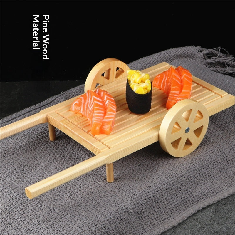 Holz Servierwagen für Sushi und Sashimi