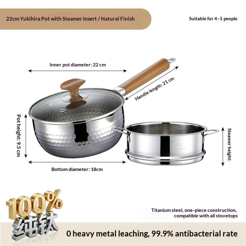 Titanium-Topf 16 cm – Antihaft-Kochgeschirr – Bild 4 | LuxeStyle