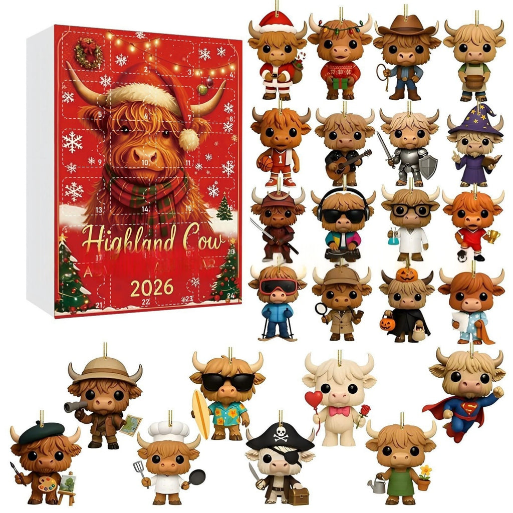 3D Highland Cow Adventskalender – Bild 6 | LuxeStyle