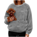 Freizeit Pullover Sweatshirt für Damen