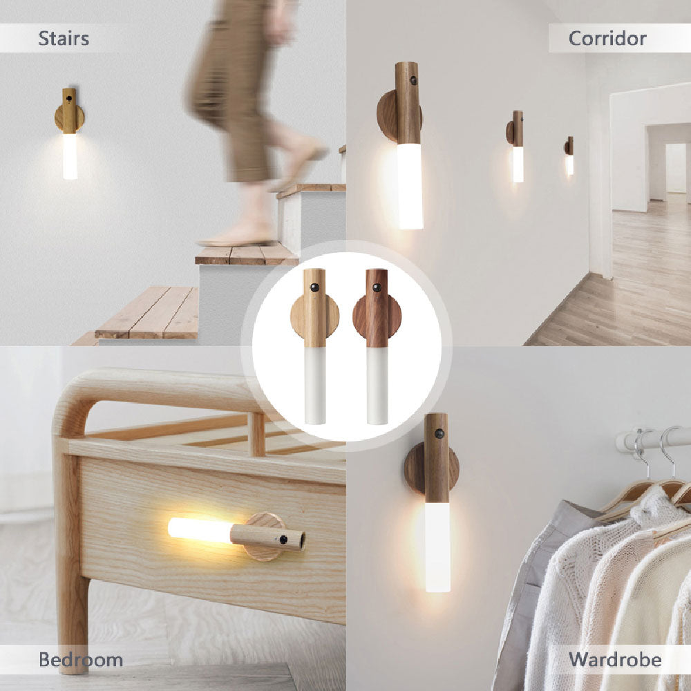Magnetische LED-Wandlampe mit Bewegungssensor