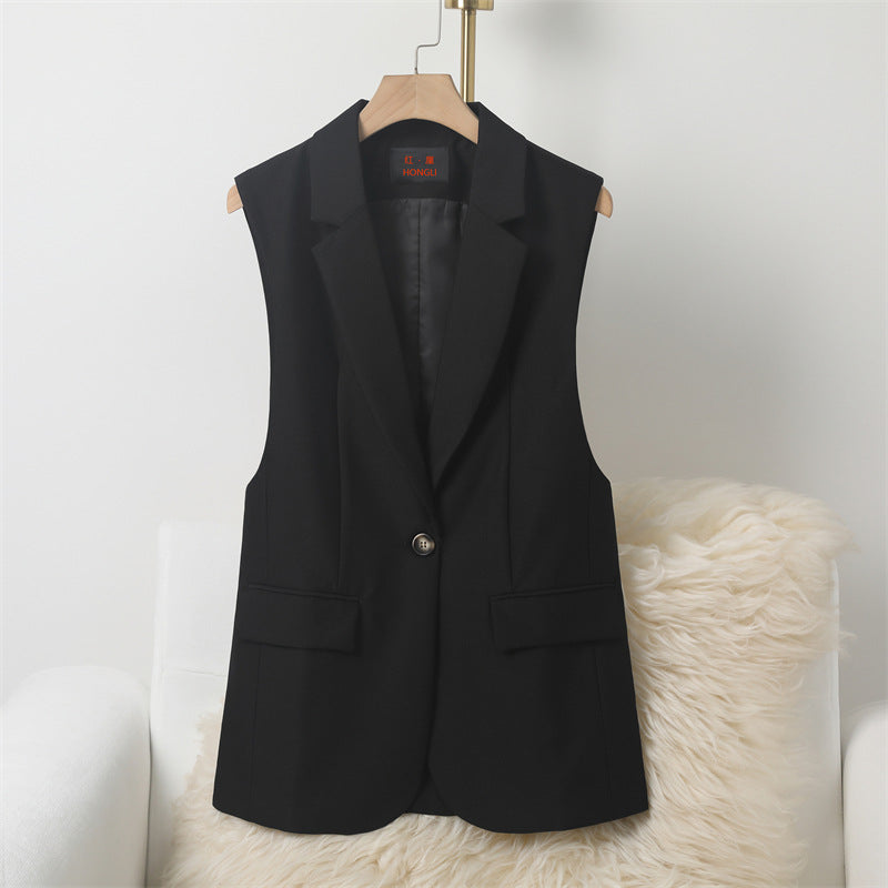 Elegante Slim-Fit Weste mit Split-Panel