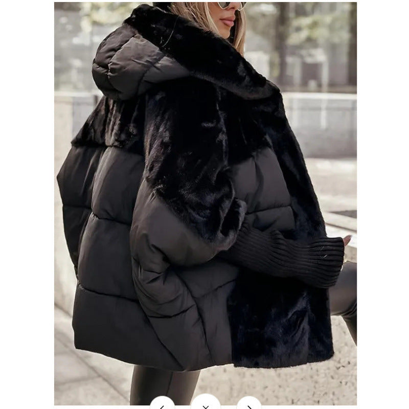 Gefütterte Jacke mit Farbblöcken – Bild 3 | LuxeStyle
