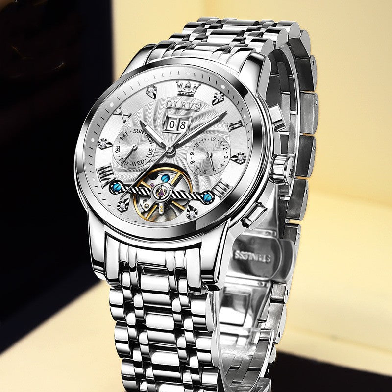 Automatik-Armbanduhr Business Multifunktional Herren