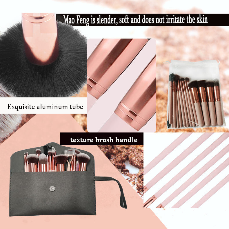 16-teiliges Make-up Pinselset für Einsteiger – Bild 7 | LuxeStyle