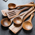 5-teiliges Küchenhelfer-Set aus Akazienholz · 5 Stück – Bild 2 | LuxeStyle