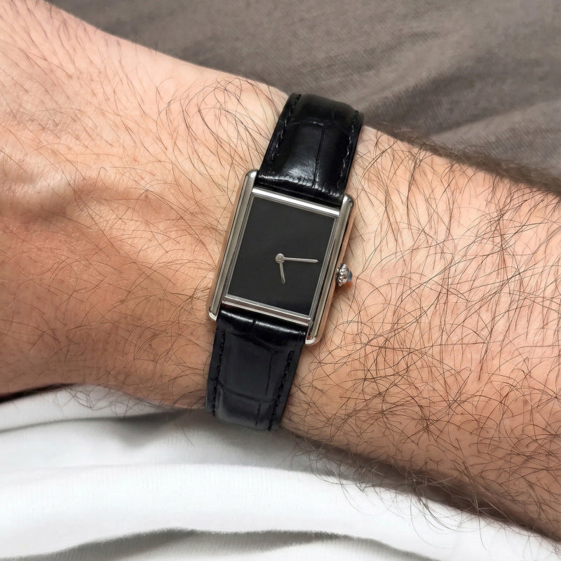 Männer-Uhr mit quadratischem Zifferblatt, 28×35 mm – Bild 3 | LuxeStyle