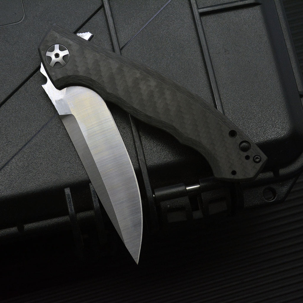 Outdoor-Faltmesser mit Carbonfasergriff – Ansicht 2