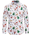 Weihnachts-Langarmshirt mit Blumenmuster – Bild 7 | LuxeStyle